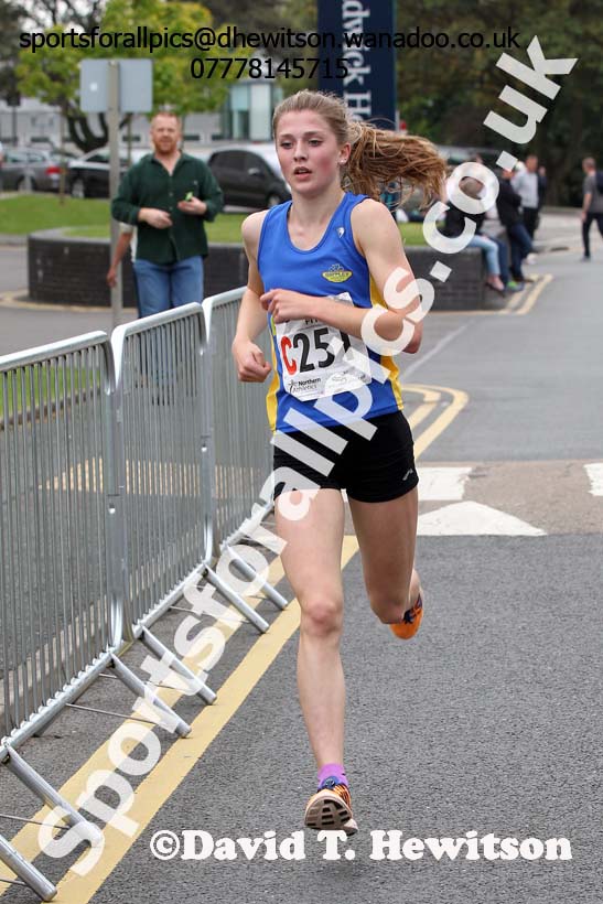 Womens under-17s Northern Road Relays, Warrington. Photo: David T. Hewitson/Sports for All Pics